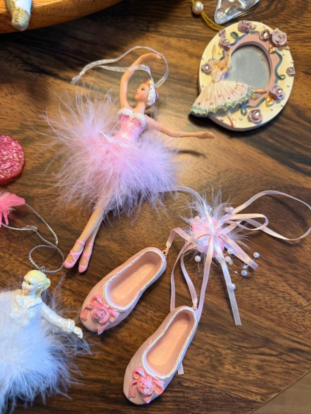 Fairy and Ballerina Christmas Ornament Lot - Picture 3 of 8